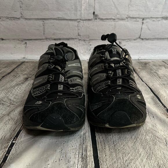 Dr. Comfort Performance Men's Athletic Black and Gray Shoe, Size 8XW, Pre-owned - Picture 5 of 7